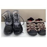 Womens Size 7 Boots/ Sandals