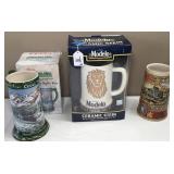 Modelo/Coors Light Beer Steins