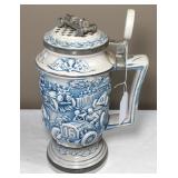 Avon Race Car Stein