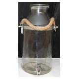 Large Glass Drink Dispenser