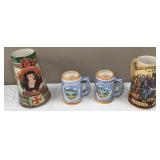 4 Pc Beer Steins