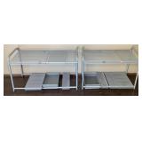 Pair of storage Shelves