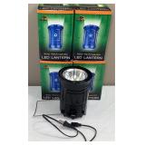 4 Pc Solar Rechargeable LED Lantern