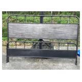 Queen Metal Headboard/Footboard- No Rails