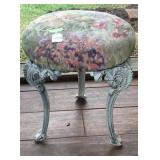 Super Cute Small Cast Iron Padded Stool