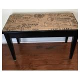 Very Nice Upholstered Piano Bench-30x14x19 Inches