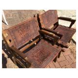 Amazing 1960s Angel Pazimo Peruvian Chairs/Table