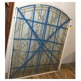 Huge Leaded Glass Window-59x69 Inches