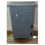 Repurposed Wooden Accent Table-23x13x76 Inches