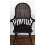 Beautiful Windsor Armchair w/ Caned Back