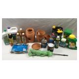 Large Tote of Gardening Supplies