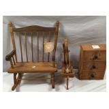 Doll Bench/ Wooden Decor