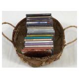 Basket of CDs