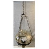 Vtg Hanging Parlor Light