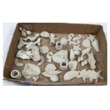 Large Amount of Fragile Raw Ceramic Pieces