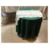 Small Accent Table w/ Small Glass
