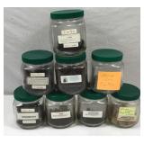 Glass Jars of Incense