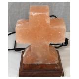 Cross Salt Rock Lamp