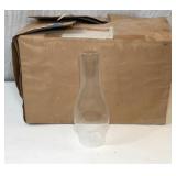 11 Glass Chimneys for Oil Lamps
