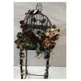 Floral Arrangement Bird Cage