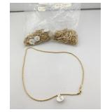 18'Gold Plated Rope Chains