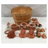 New-Clay Rings/Angel Heads/Etc
