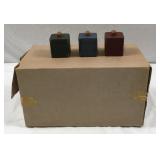 New- Boxes of Wooden Boxes w/ Lids