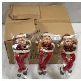 New- Box of Santa Decor
