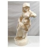 XL Raw Ceramic Lady-25 Inches Tall