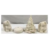 4 Piece Raw Ceramics