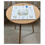 Small Table w/ Precious Moments Tiles