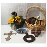 Pretty Basket w/ Home Decor