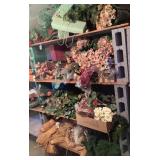 4 Shelves of Floral Arrangements