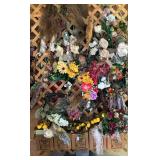 Large Lot of Artificial Flowers