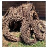 Lot of 13 Grapevine Wreaths