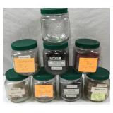 Glass Jars w/ Incense