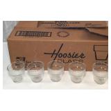 Box of Hoosier Glass Flower Pot Votive