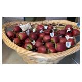 Wicker Basket of Apple Decor