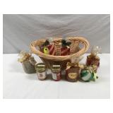Basket of Homemade Candles