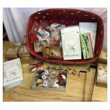 Basket of Beautiful Birds Floral Decor