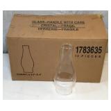 Box of 12 8 Inch Chimneys for Oil Lamps