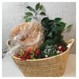 Pretty Large Basket Full of Floral