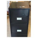 2 Drawer Metal File Cabinet