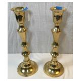 Pair of Metal Candlesticks-Made in India-18 Inches