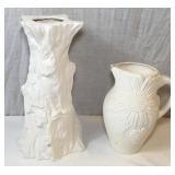 Raw Ceramic Animal Lampo Base/Sunflower Pitcher