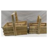 Pair of Nice Wooden Baskets