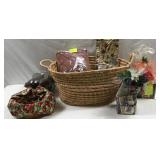 Large Basket of Home Made Candle Gift Sets