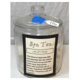 'Spa Tea' Uplifting Bath Salts in Glass Jar