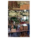 Large Lot of Artificial Flowers