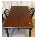 Nice Wooden Dining Table w/ 2 Chairs-59x35x Inches
